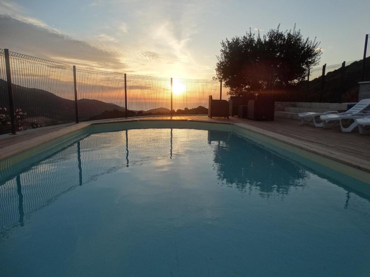 Gites Sassone, Vue Panoramique Sur Ajaccio Et La Mer Alata Exteriér fotografie
