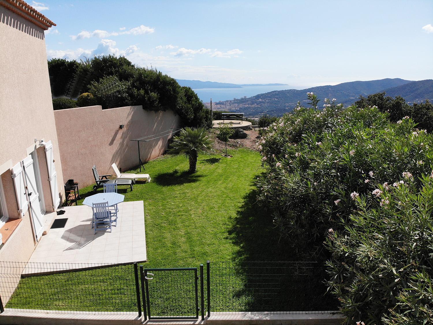 Gites Sassone, Vue Panoramique Sur Ajaccio Et La Mer Alata Exteriér fotografie