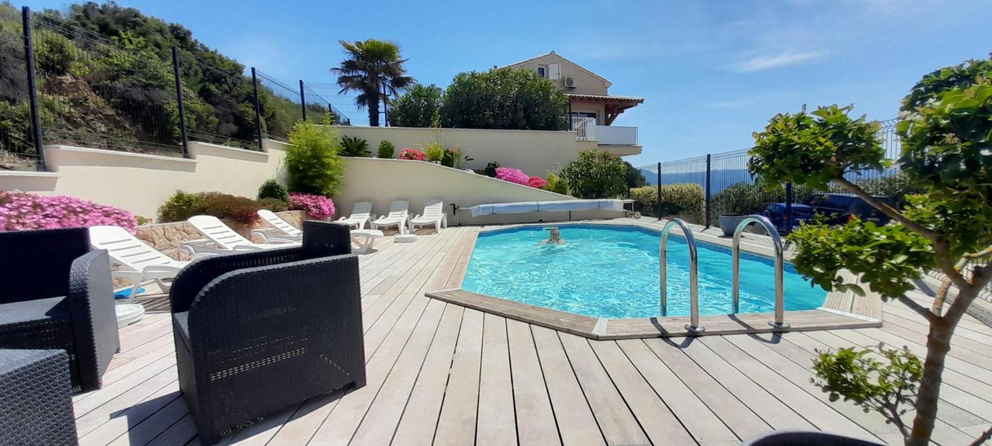 Gites Sassone, Vue Panoramique Sur Ajaccio Et La Mer Alata Exteriér fotografie
