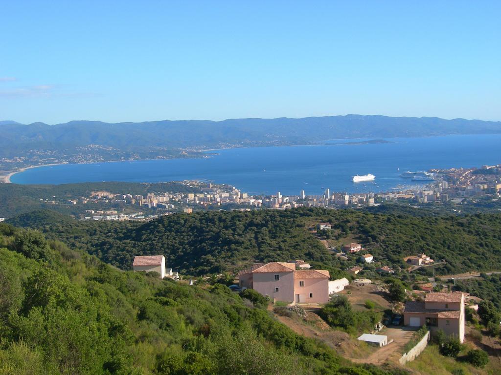 Gites Sassone, Vue Panoramique Sur Ajaccio Et La Mer Alata Pokoj fotografie