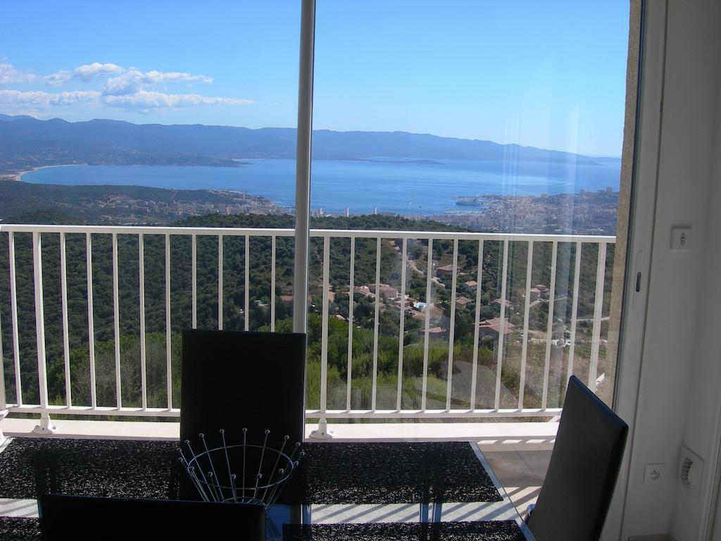 Gites Sassone, Vue Panoramique Sur Ajaccio Et La Mer Alata Pokoj fotografie